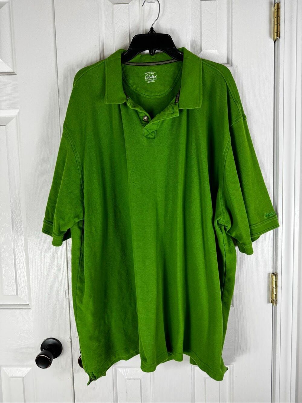 Cabelas Mens Green Polo Shirt Size 5XL